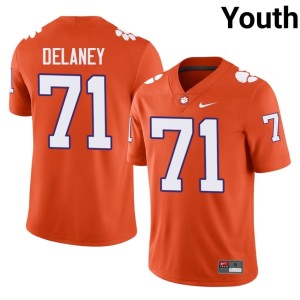 Orange Youth Leo Delaney #71 College Football Replica Clemson Jersey 338013-690
