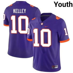 Purple Clemson Misun Kelley College Football #10 Youth NCAA Jersey 843551-318