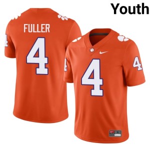 Orange NCAA Youth CU Steve Fuller #4 College Football Jerseys 960607-143