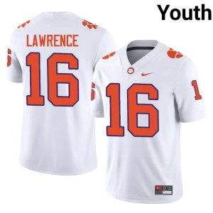 White CU College Football Youth 2026-27 Trevor Lawrence #16 Jerseys 701790-772