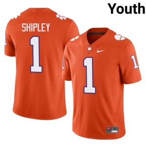 Orange Youth #1 College Football Will Shipley Tiger Town University Jerseys 929055-537